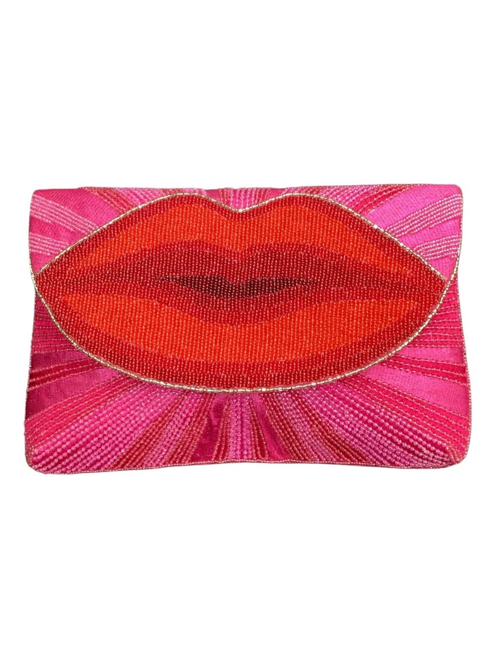 Beaded Lip Bag
